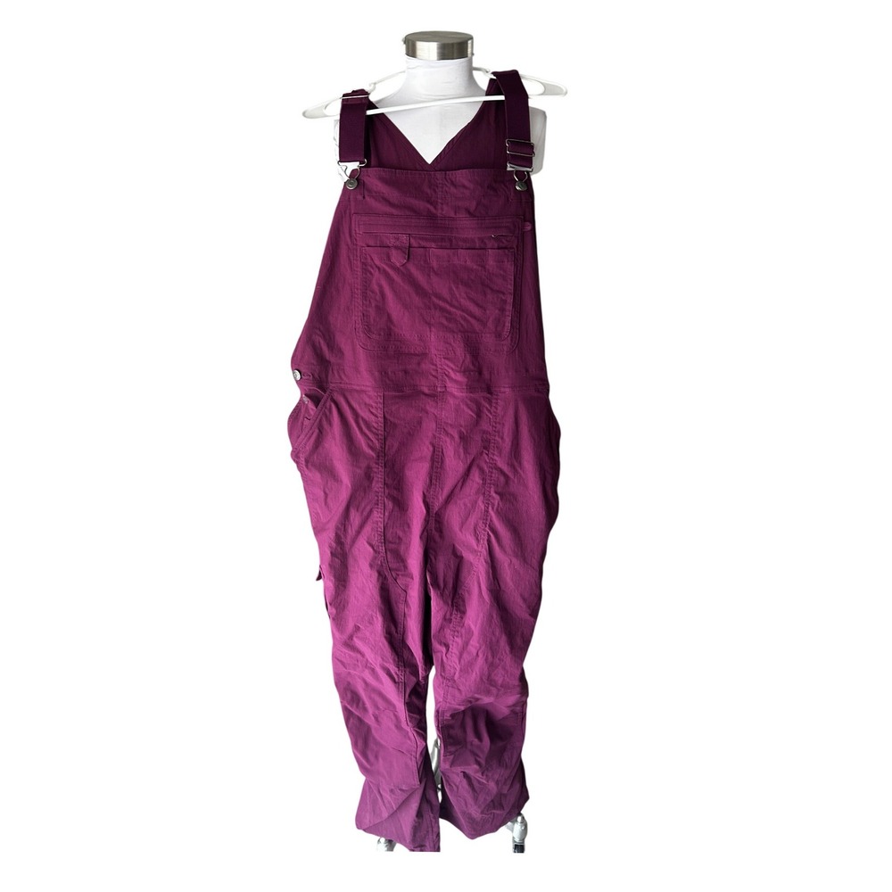 Duluth Trading Co Plum Purple Utility Overalls Womens XXL x 31 Relaxed Workwear